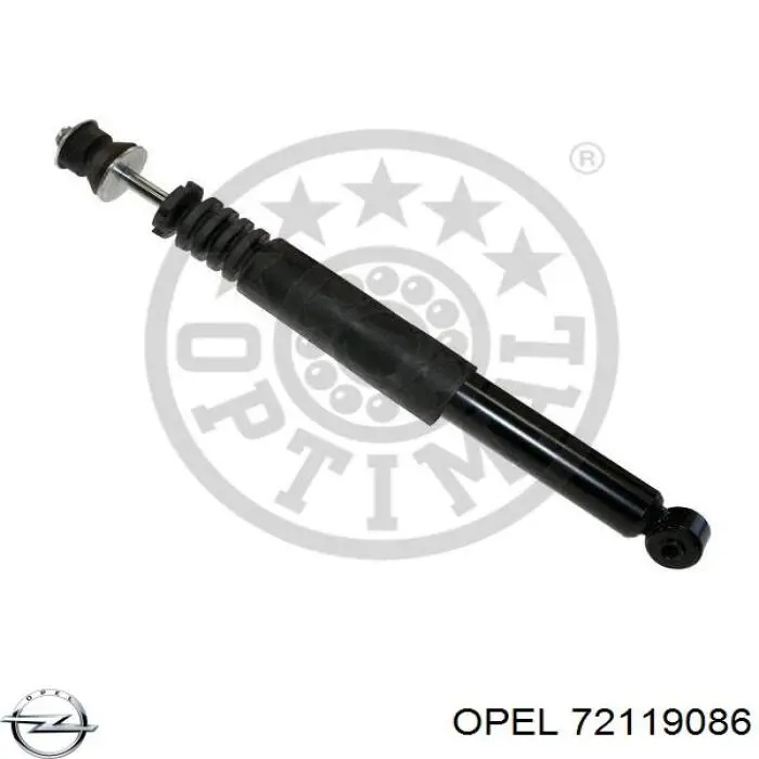 72119086 Opel amortiguador trasero