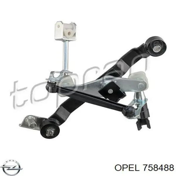 758488 Opel palanca de selectora de cambios