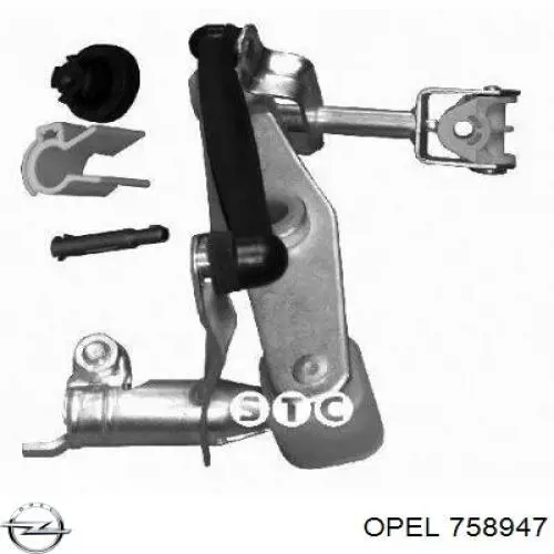 7 58 947 Opel soporte caja de cambios palanca selectora