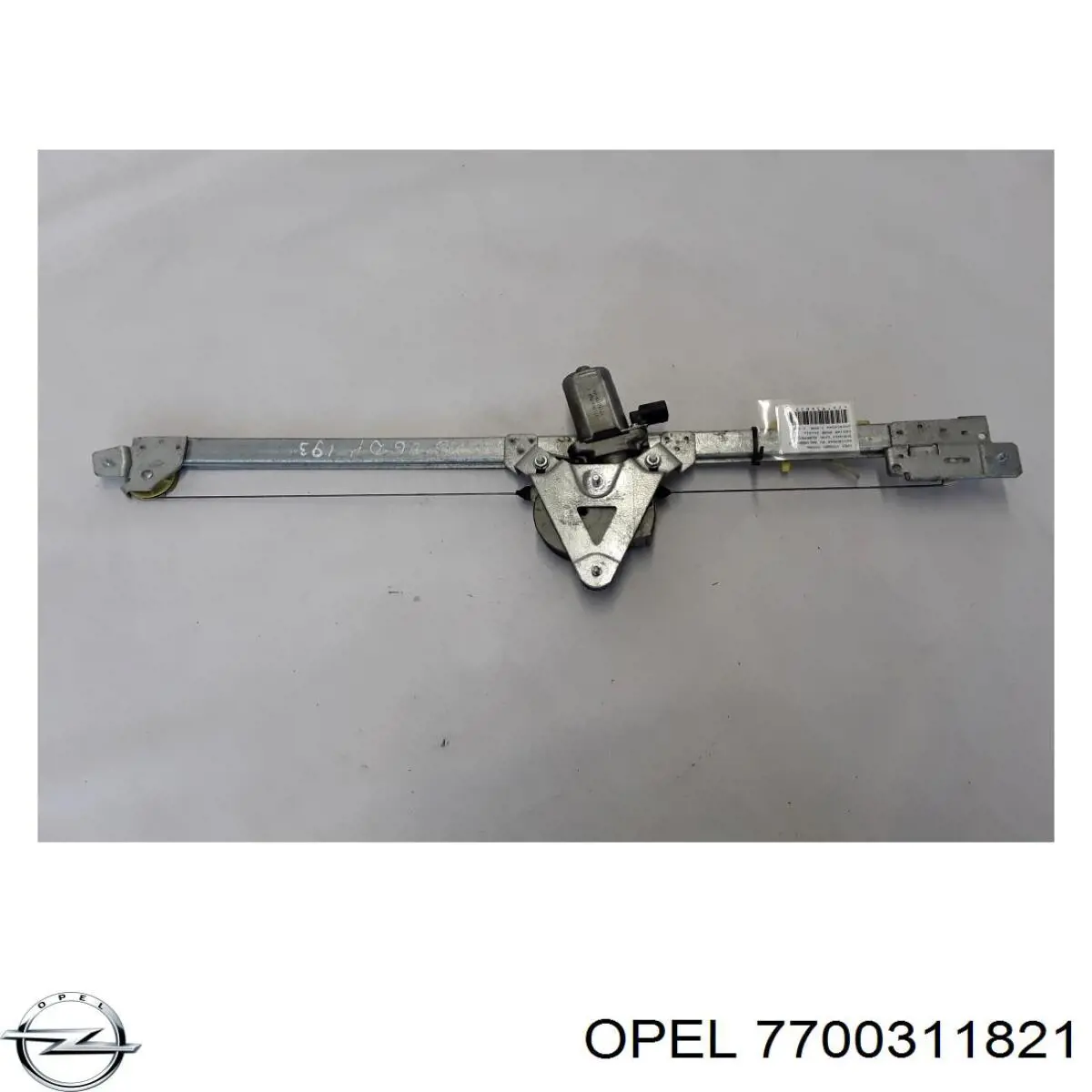 7700311821 Opel mecanismo de elevalunas, puerta delantera derecha
