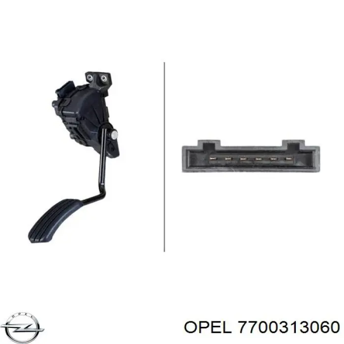 Comprar 7700313060 Opel Pedal del acelerador