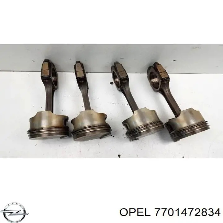 Pistón 7701472834 Opel