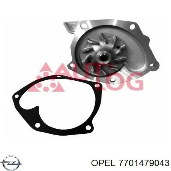 Bomba de agua Renault Espace 4 JK0