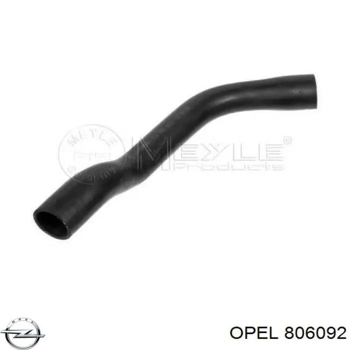 806092 Opel tubo del tanque, al cuello de llenado