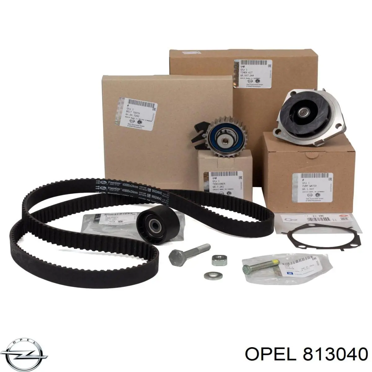 813040 Opel caja, filtro de combustible