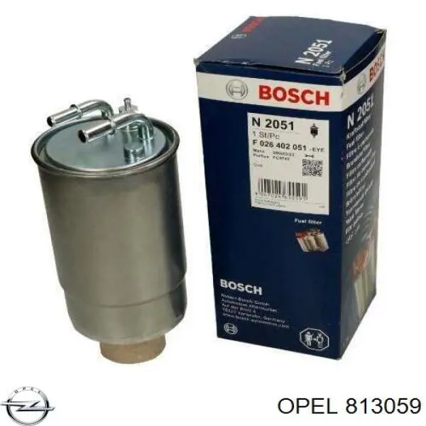 813059 Opel filtro combustible