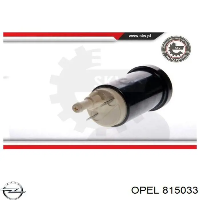 815033 Opel bomba de combustible eléctrica sumergible