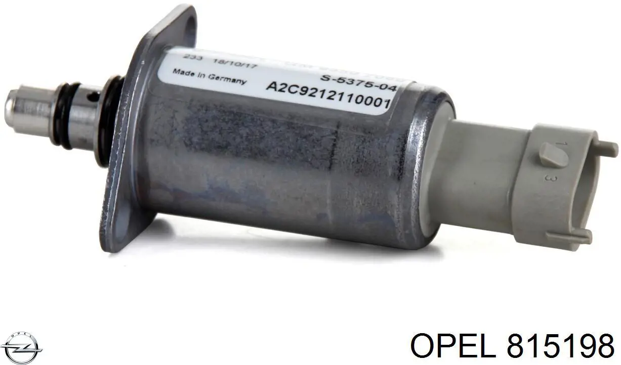 Comprar 815198 Opel Regulador de presión de combustible