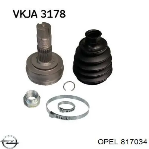  Opel 817034 precio, desde 19,30 EUR
