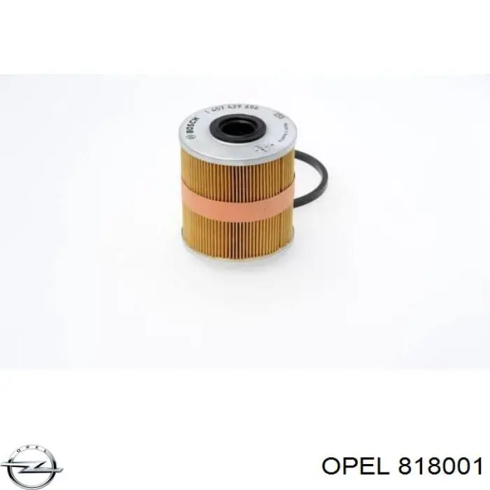 818001 Opel filtro combustible