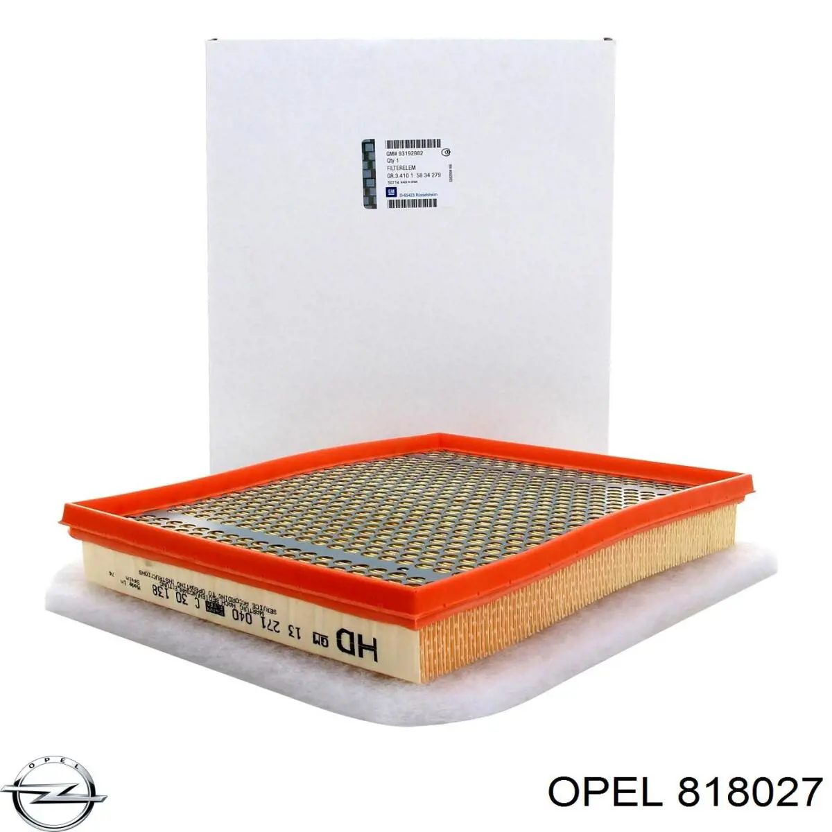Filtro de combustible 818027 Opel