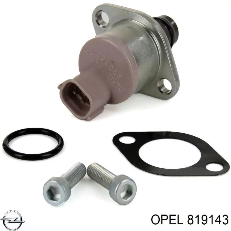 819143 Opel válvula reguladora de presión common-rail-system