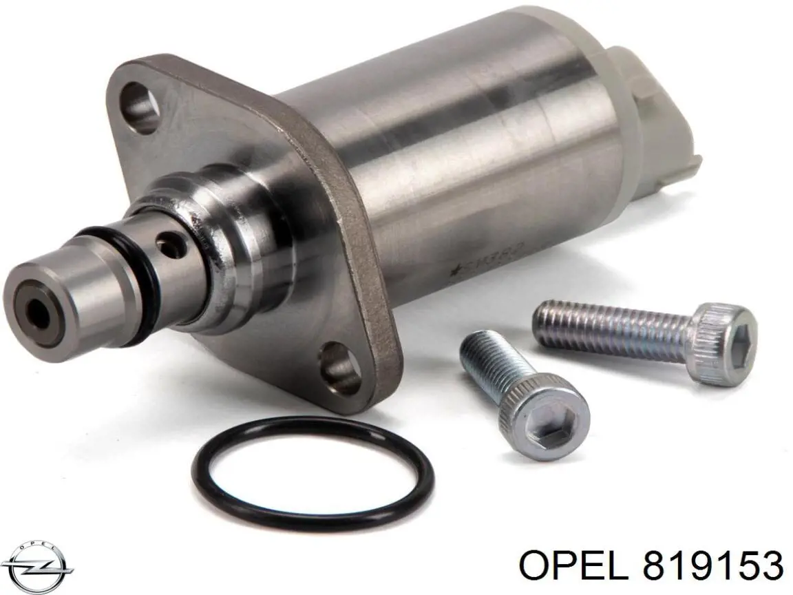 819153 Opel Válvula reguladora de presión del sistema common rail
