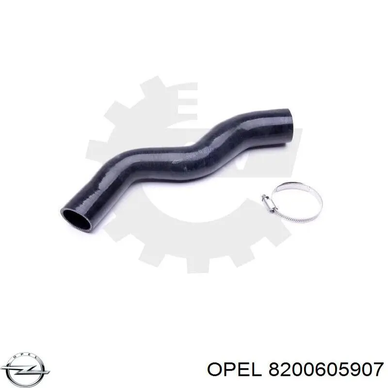 8200605907 Opel tubo flexible de aire de sobrealimentación, de turbina