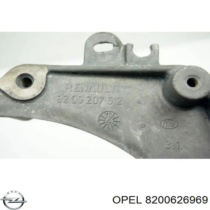 8200626969 Opel brazo de suspensión inferior delantero izquierdo