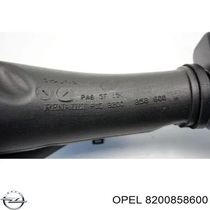 8200858600 Opel tubo flexible de aire de sobrealimentación, a turbina