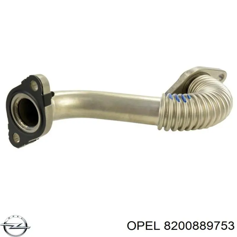 8200889753 Opel manguera tuberia de radiador (gases de escape)