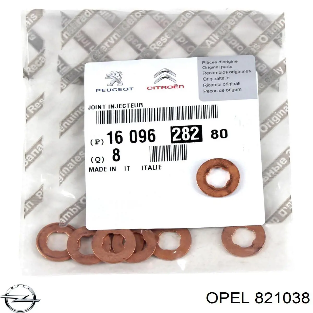 Comprar 821038 Opel Kit de reparación del inyector