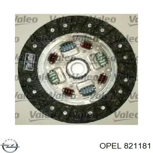 821181 Opel inyector de combustible