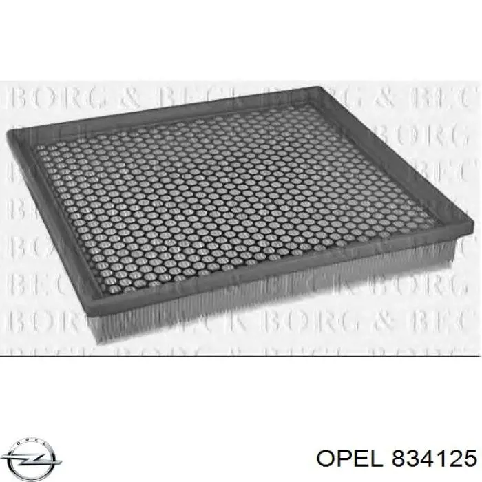 El filtro de aire Opel 834125 precio, desde 13,26 EUR