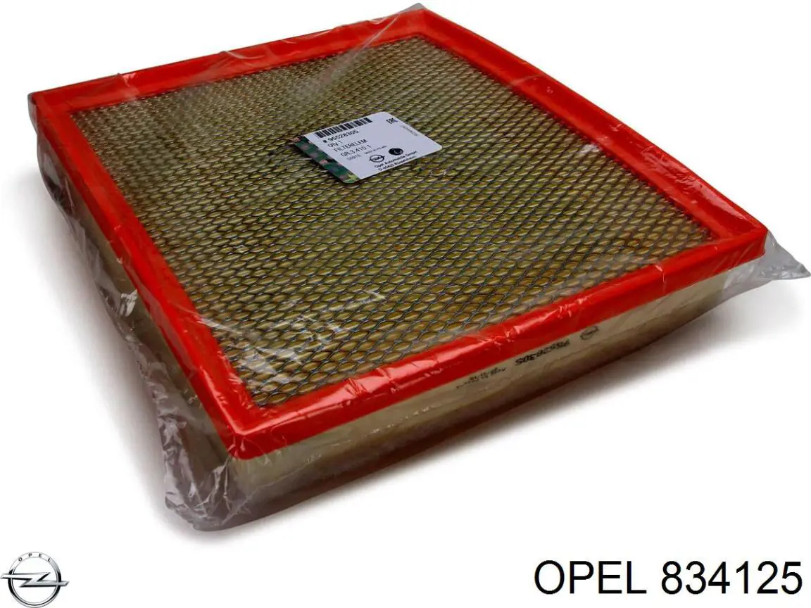 834125 Opel Filtro de aire de motor