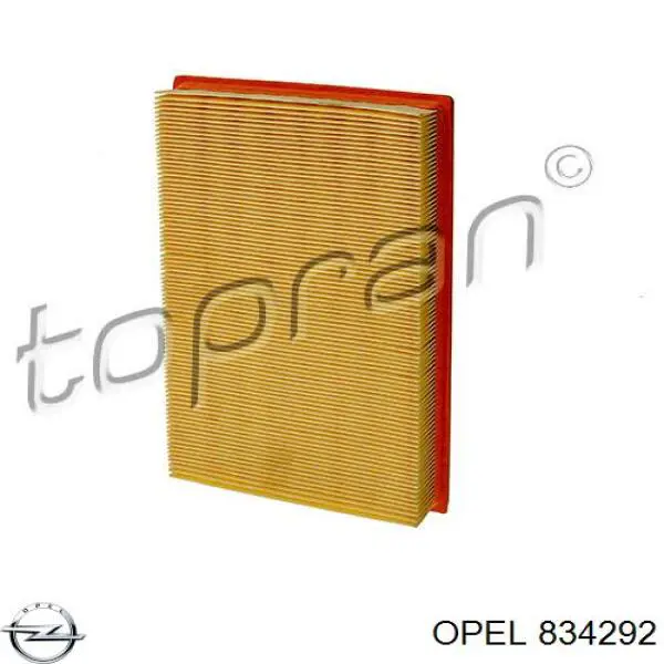 834292 Opel filtro de aire