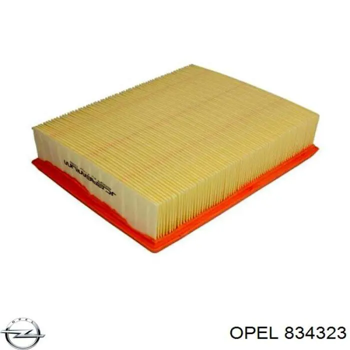 834323 Opel filtro de aire