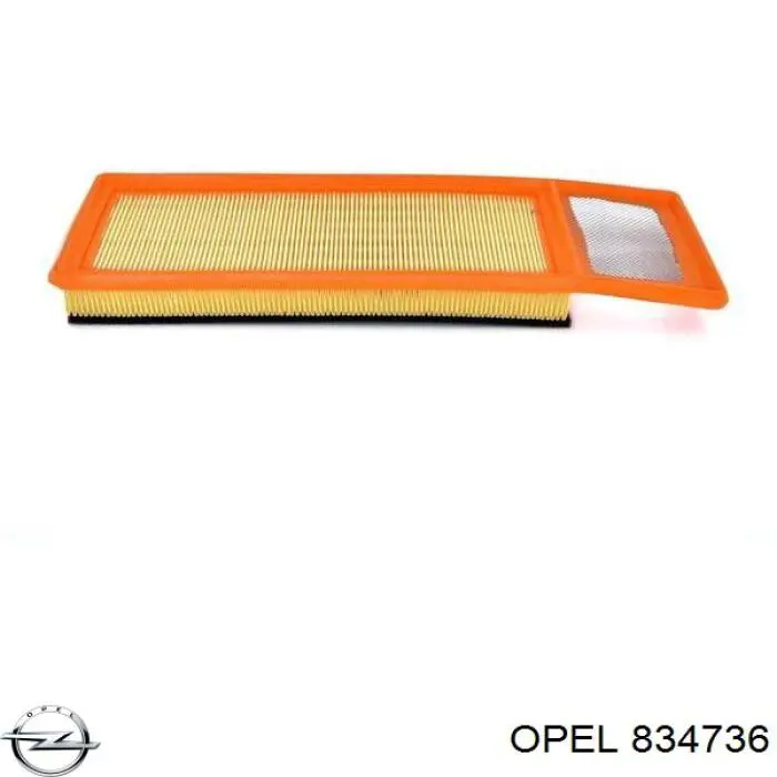 834736 Opel filtro de aire