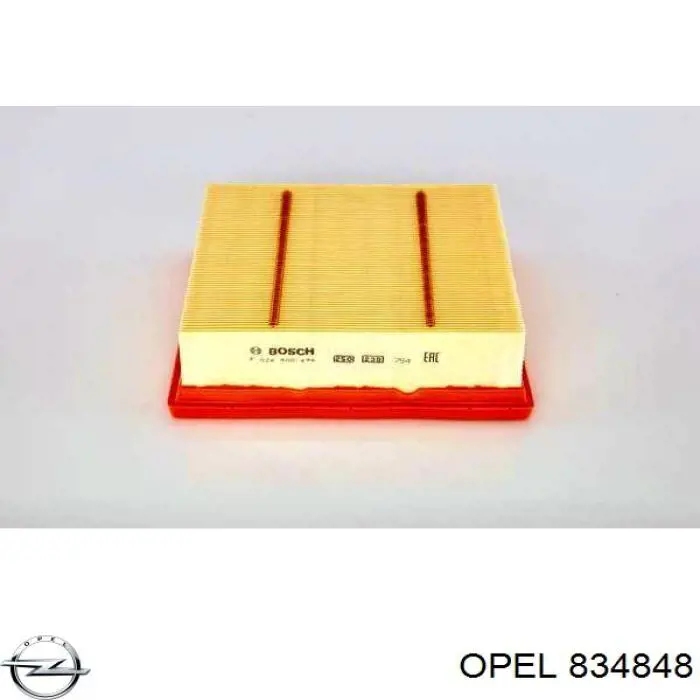 Filtro de aire 834848 Opel
