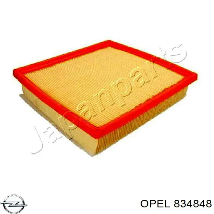 834848 Opel Filtro de aire de motor