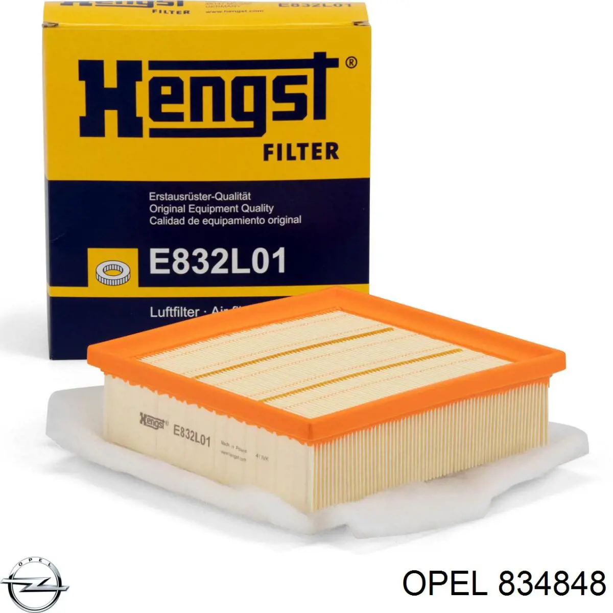 Comprar 834848 Opel Filtro de aire