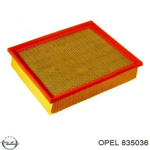 Filtro de aire 835036 Opel