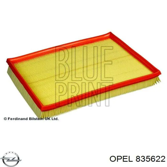 Filtro de aire 835622 Opel