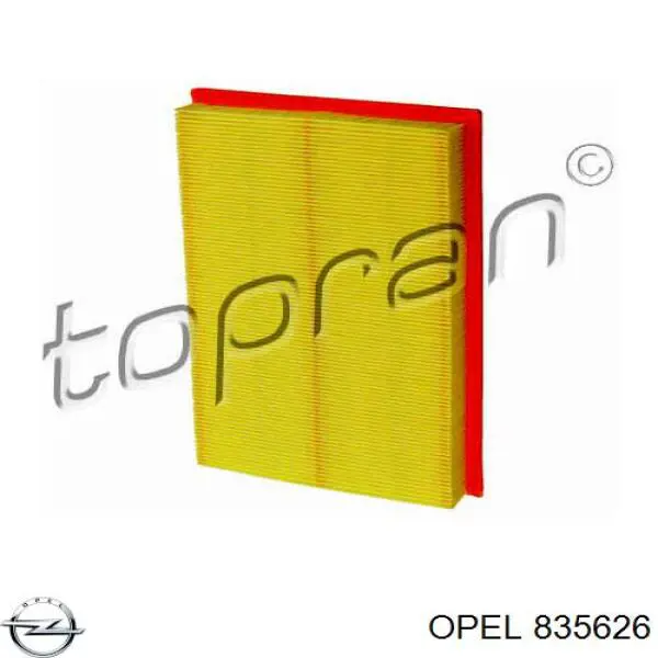 Filtro de aire 835626 Opel
