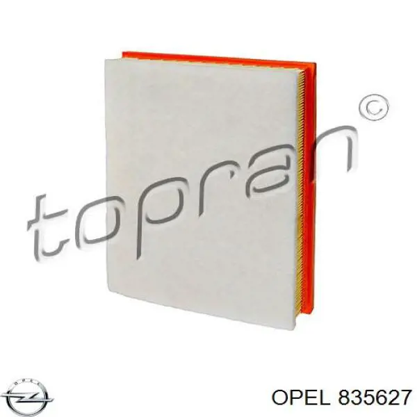 835627 Opel filtro de aire