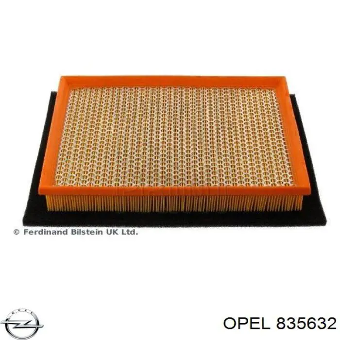 835632 Opel filtro de aire