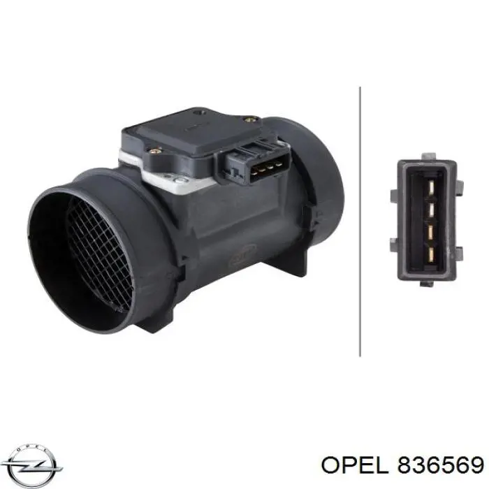 Sensor MAF Opel 836569