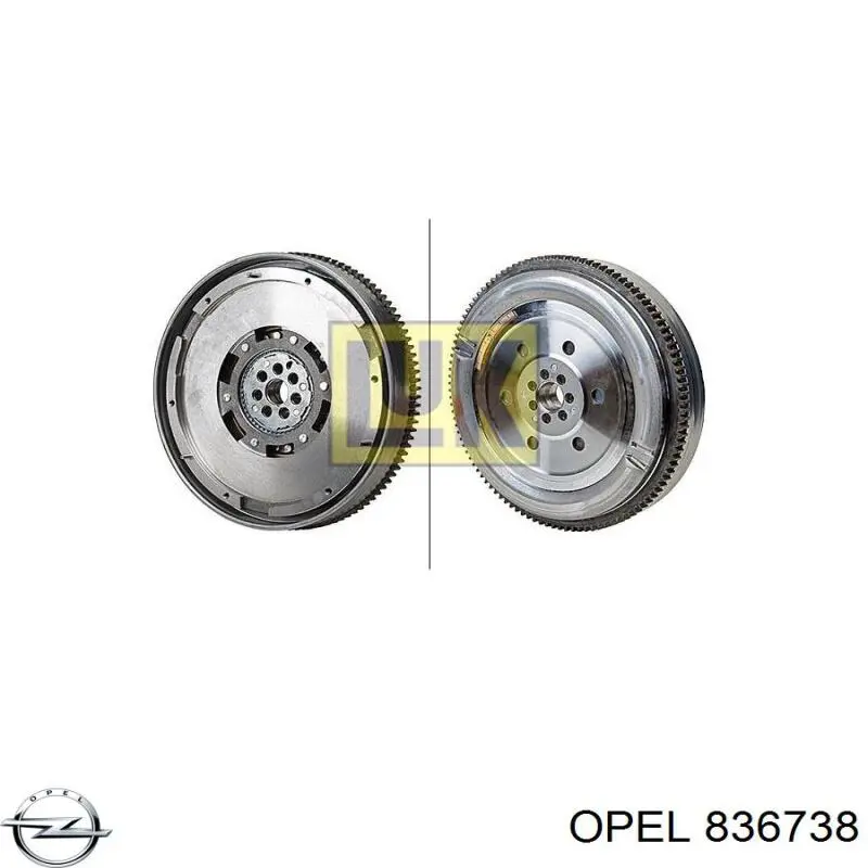 836738 Opel tubo flexible de aspiración, salida del filtro de aire