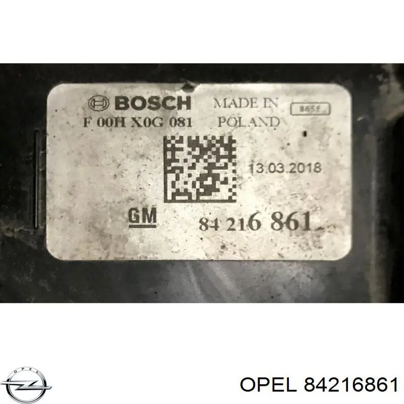 Comprar 84216861 Opel Ventilador de radiador