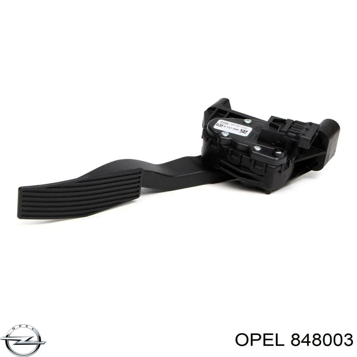 848003 Opel pedal de acelerador