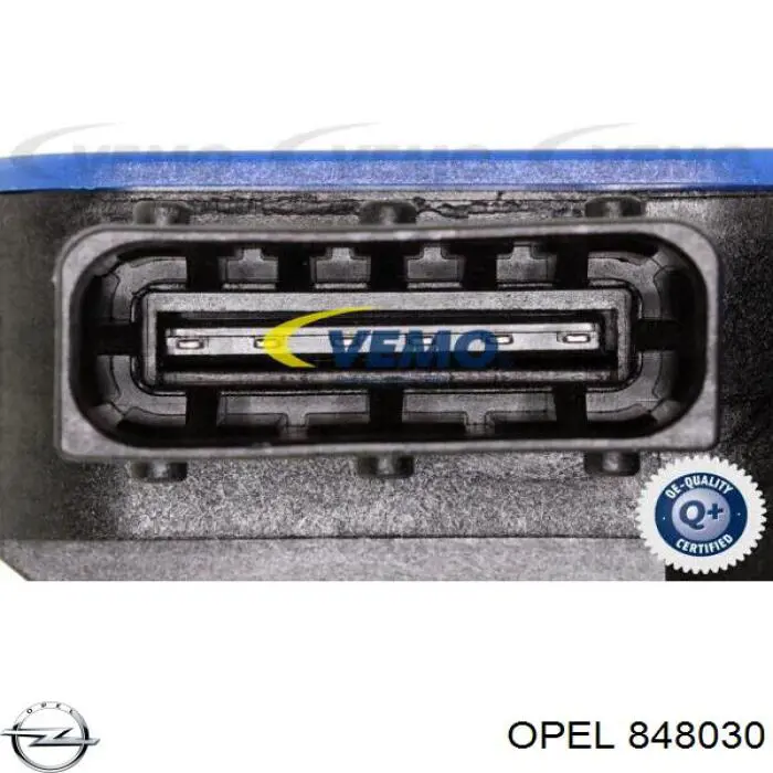 848030 Opel pedal de acelerador