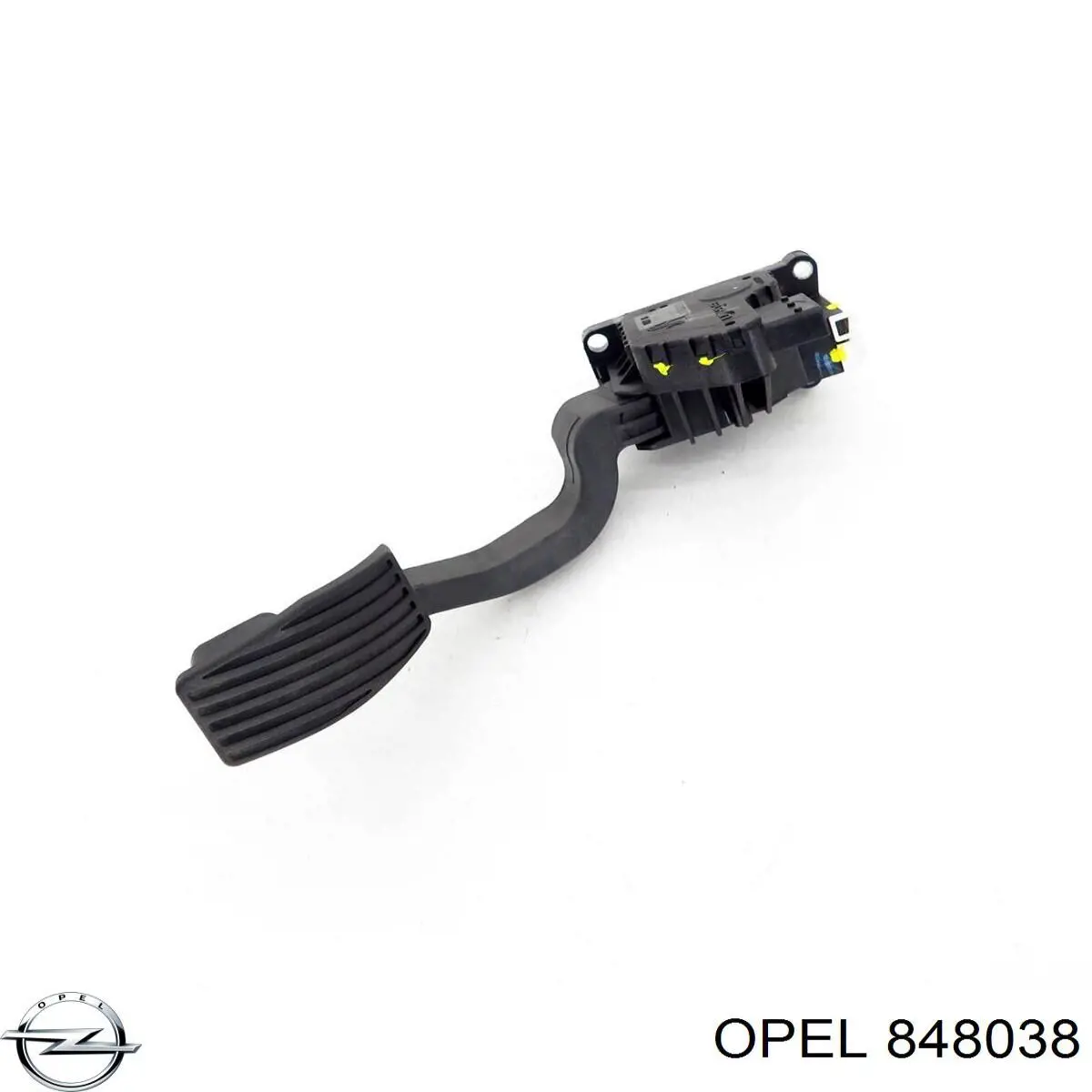 848038 Opel pedal de acelerador