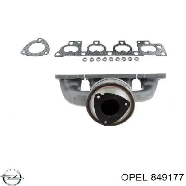 849177 Opel catalizador