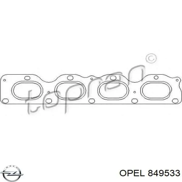 Junta colector escape Opel 849533 precio, desde 8,11 EUR