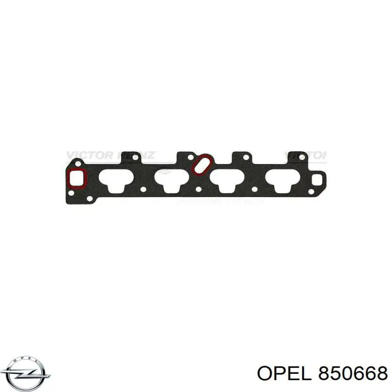 850668 Opel junta, colector de admisión, inferior