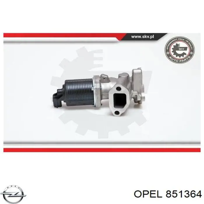 851364 Opel válvula egr