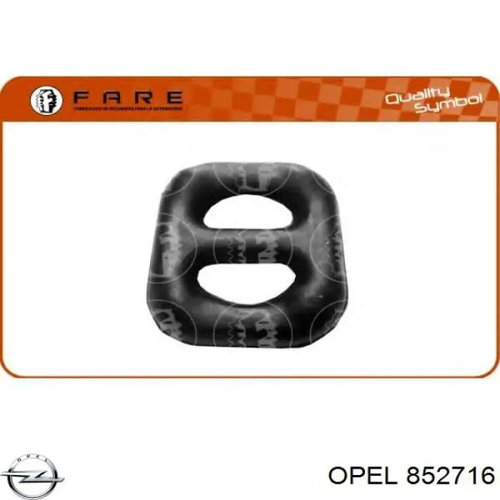 852716 Opel soporte escape