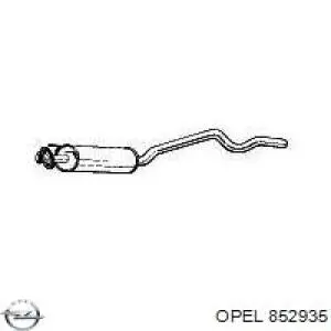 852935 Opel silenciador posterior