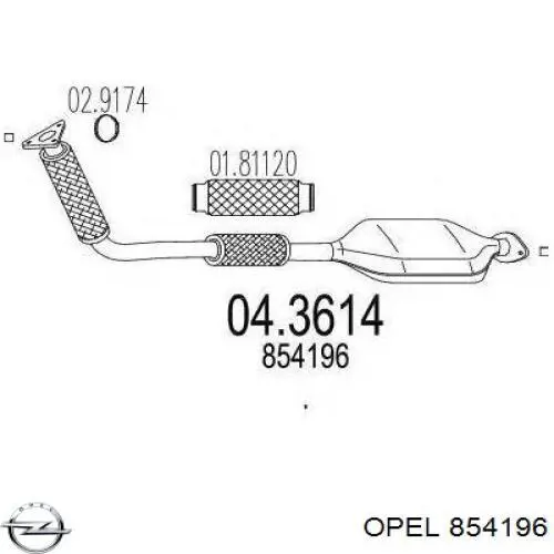 0854196 Opel