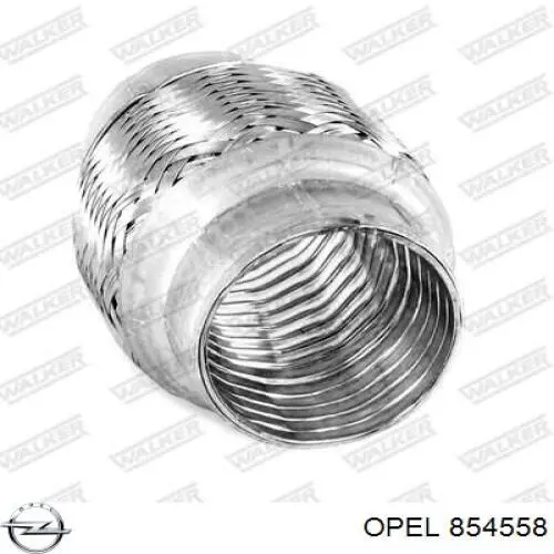 854558 Opel chapa ondulada del silenciador